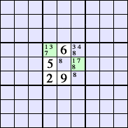 Sudoku Hidden Pair Method