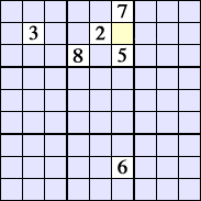 Sudoku Single Solution Method