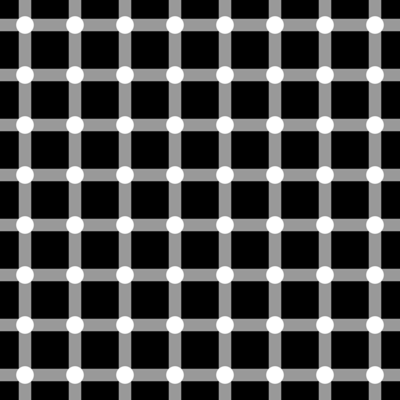 Scintillating Grid Illusion Optical Illusion